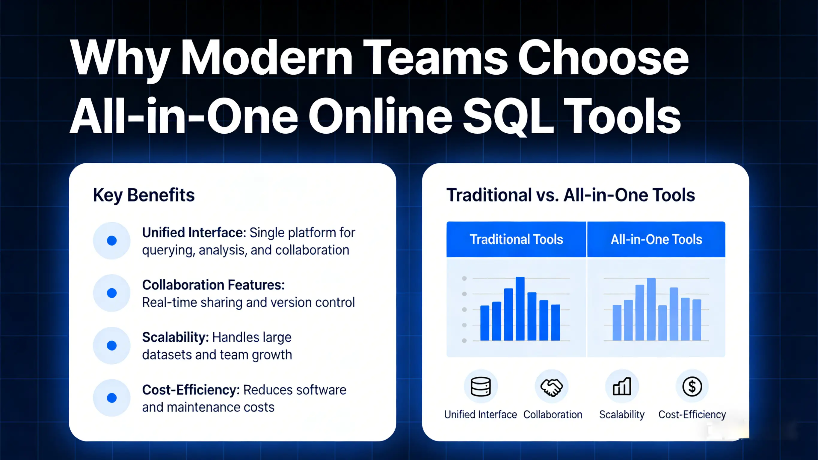 All-in-One Online SQL Tools workflow overview